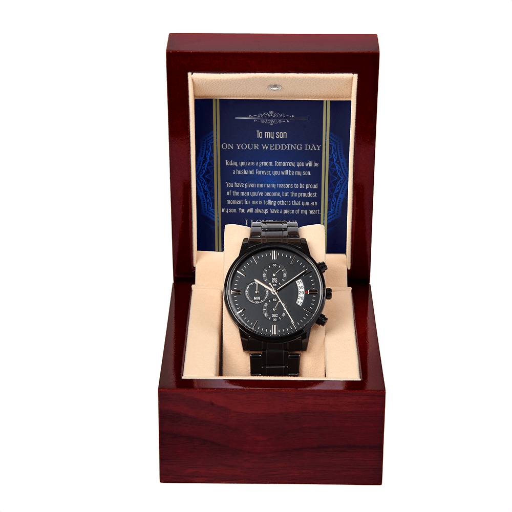 Ewerydays | Sohn Hochzeit – Be My Son – Metall-Chronographenuhr