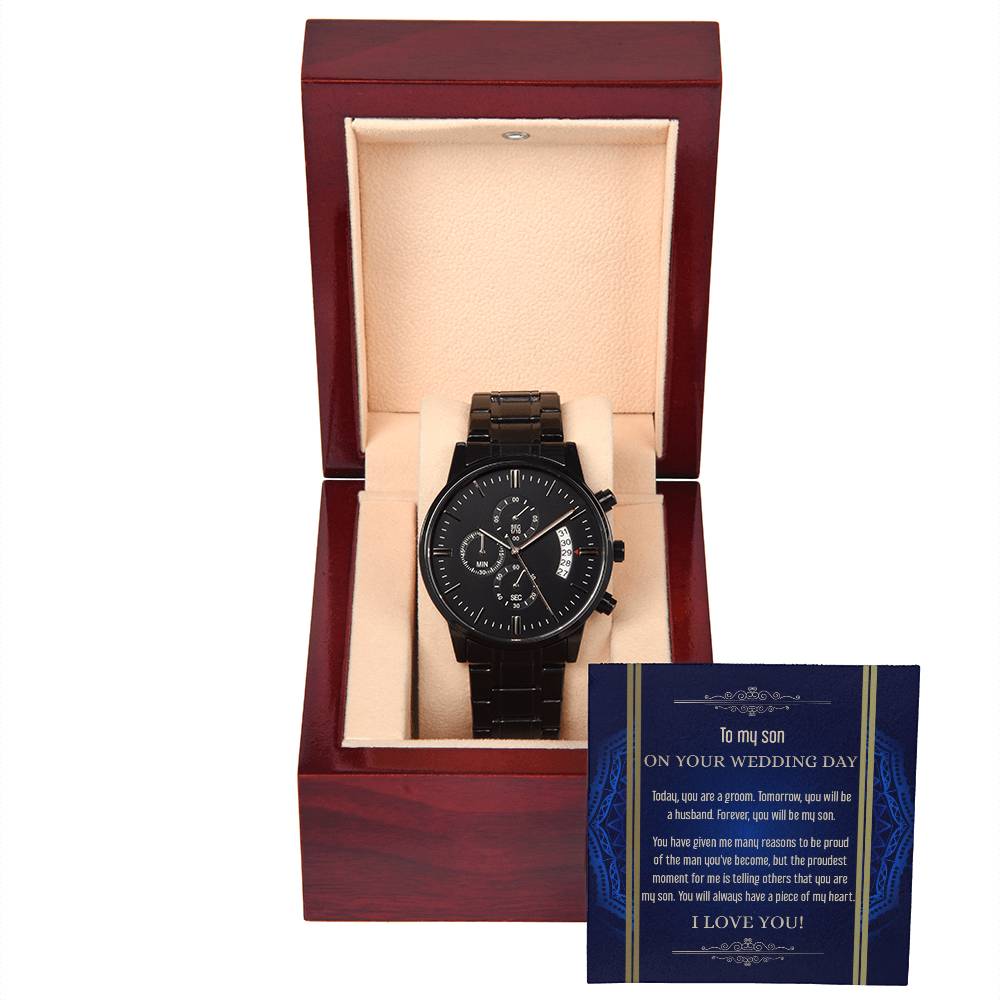 Ewerydays | Sohn Hochzeit – Be My Son – Metall-Chronographenuhr
