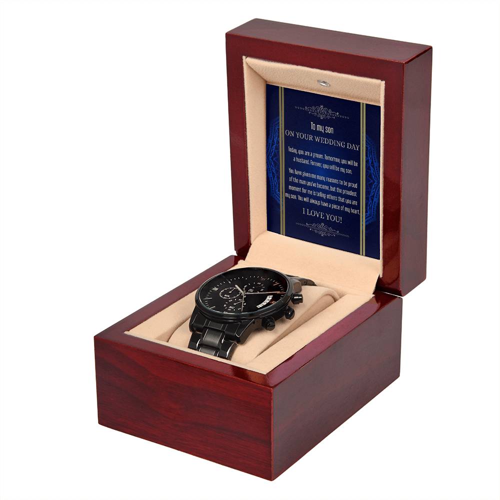 Ewerydays | Sohn Hochzeit – Be My Son – Metall-Chronographenuhr