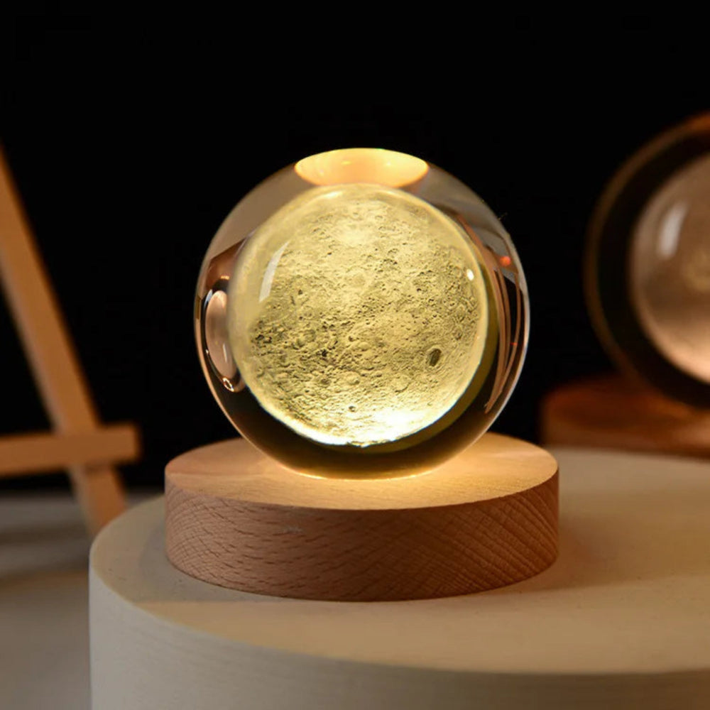 Ewerydays | 3D-gravierte Universum-Lampe - Kosmisches Licht für Ihren Raum