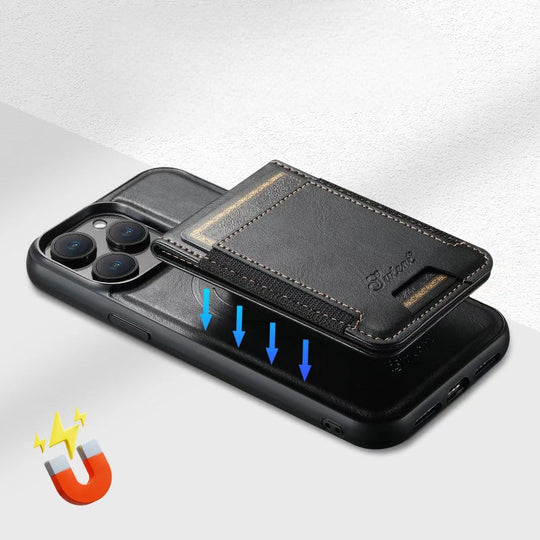 Ewerydays | Luxora – iPhone Hülle aus Echtleder mit Kartenfach und MagSafe – Damen & Herren