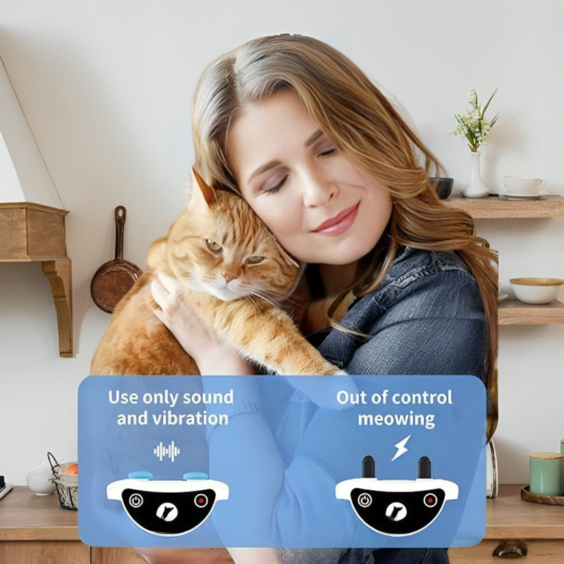 Ewerydays | Katzen-Schockhalsband mit Fernbedienung für effektive Miaukontrolle