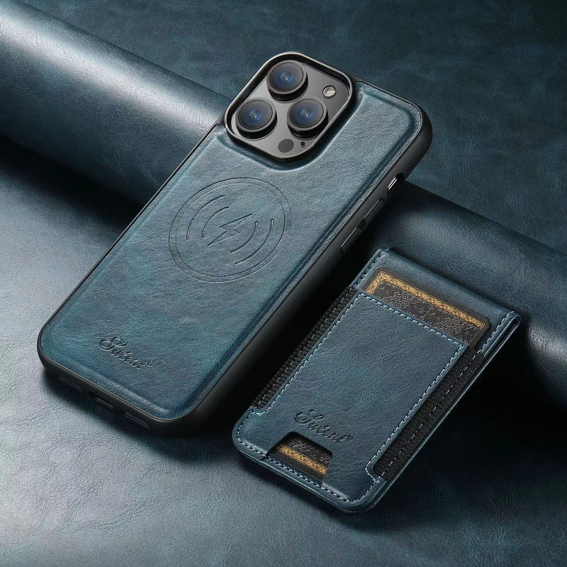 Ewerydays | Luxora – iPhone Hülle aus Echtleder mit Kartenfach und MagSafe – Damen & Herren
