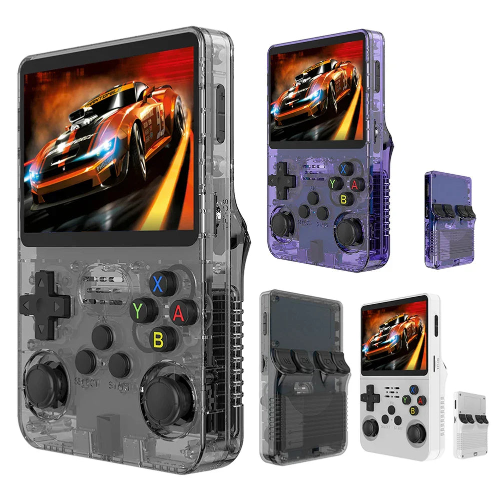 Ewerydays | Pixora – Retro Handheld Spielkonsole 64GB, 3,5" IPS – für unterwegs