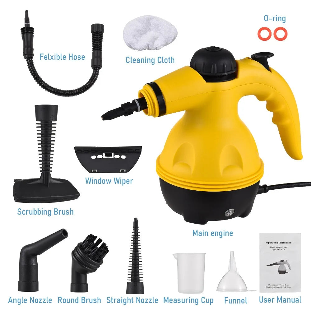 Ewerydays | Handheld Dampfreiniger – Hochtemperatur Teppich- & Fahrzeug-Dampfreiniger