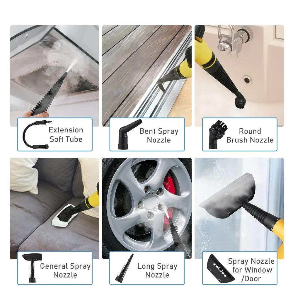 Ewerydays | Handheld Dampfreiniger – Hochtemperatur Teppich- & Fahrzeug-Dampfreiniger