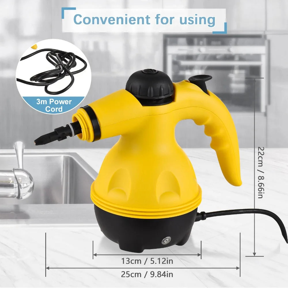 Ewerydays | Handheld Dampfreiniger – Hochtemperatur Teppich- & Fahrzeug-Dampfreiniger