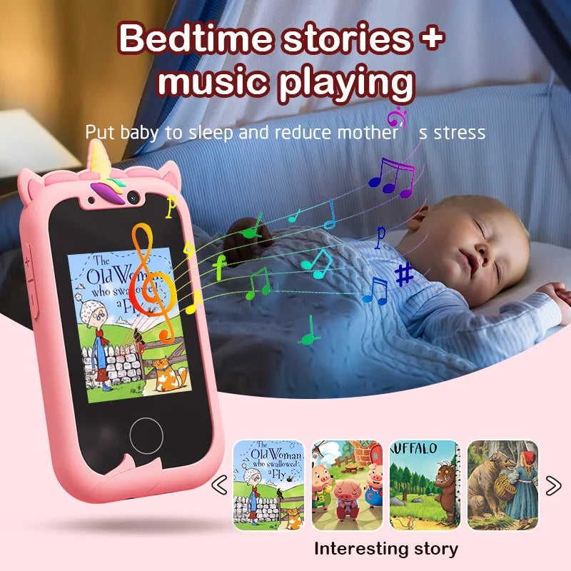 Ewerydays | Kinder Spieltelefon mit Dualkameras und Bildungsfunktionen