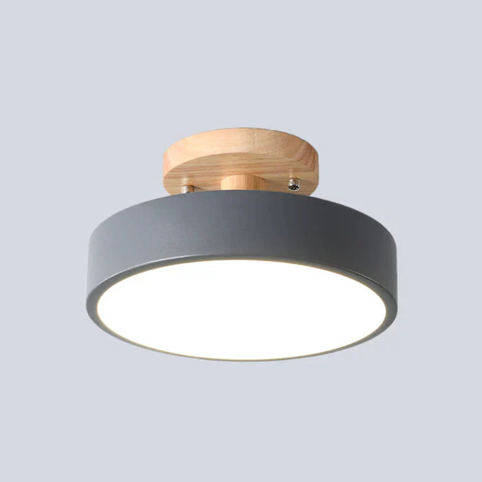 Ewerydays | LumoNord – Skandinavische LED-Deckenleuchte Holz & Metall 39W
