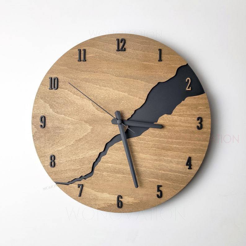 Ewerydays | Luxus Holz Wanduhr – Nuvoro