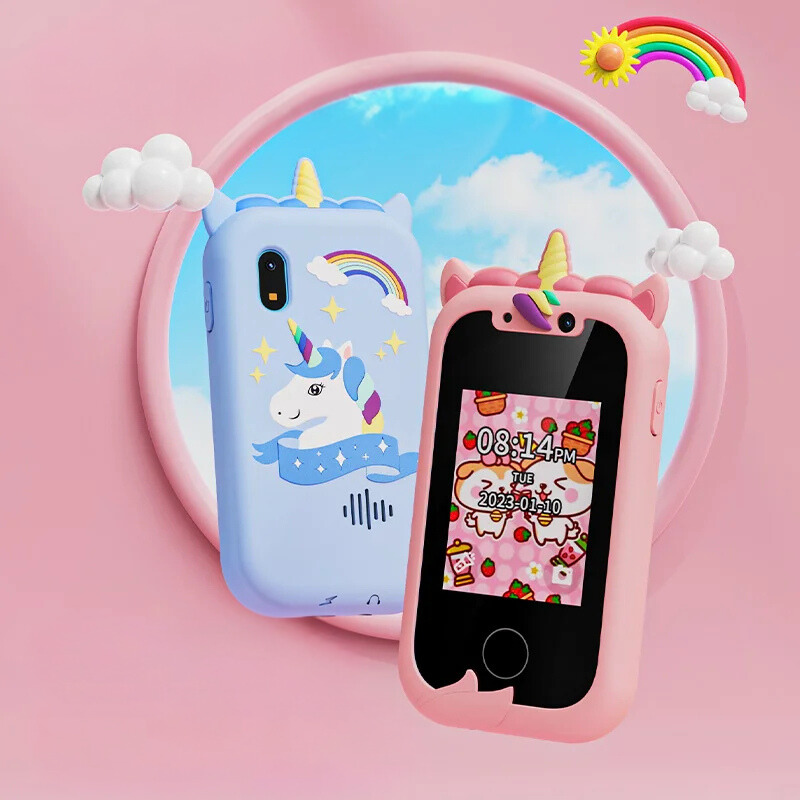 Ewerydays | Kinder Spieltelefon mit Dualkameras und Bildungsfunktionen
