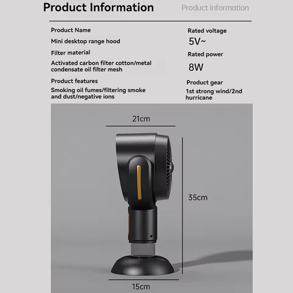Ewerydays | SmokeClear – Rauch Dispenser & Geruchsabsorber – Kompakt & leise für Zuhause & Büro