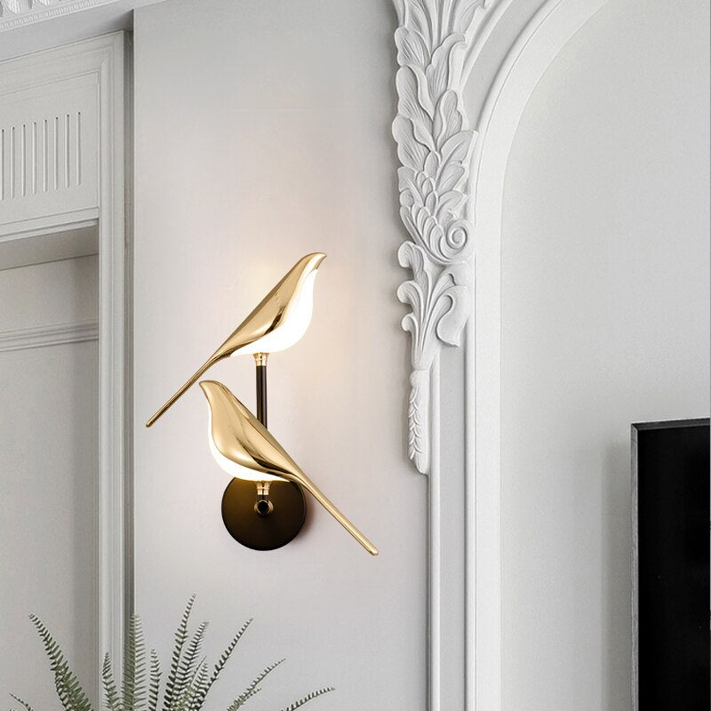 Ewerydays | Moderne Vogel Wandlampe - AviaryGlow