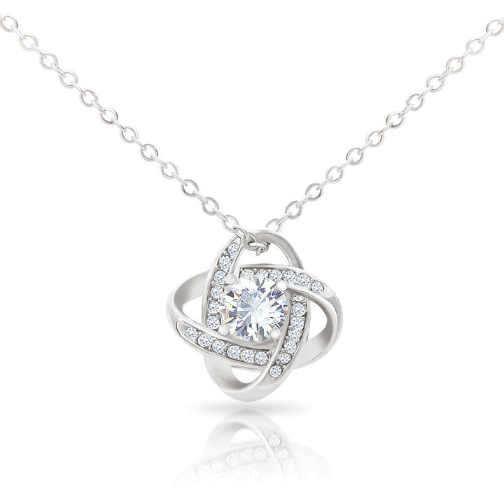 Ewerydays | White Gold Necklace - With Real Rose - To My Love