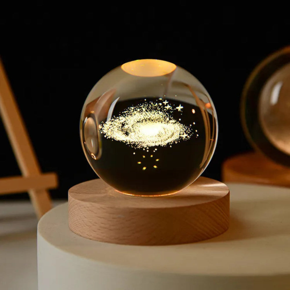 Ewerydays | 3D-gravierte Universum-Lampe - Kosmisches Licht für Ihren Raum