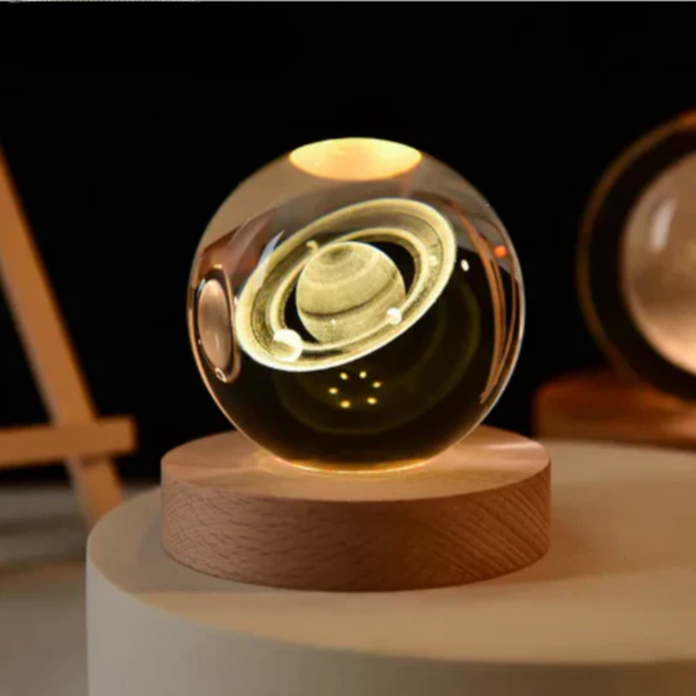 Ewerydays | 3D-gravierte Universum-Lampe - Kosmisches Licht für Ihren Raum