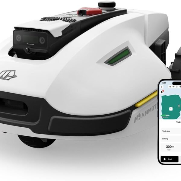 Mammotion YUKA 2000 Mähroboter ohne Begrenzungskabel, bis 2400 m², 4G und NetRTK, KI-Vision