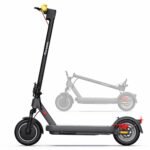 E Scooter mit Straßenzulassung, Vierfache Stoßdämpfung, 10 Zoll, Max 40km Reichweite 20km/h, Elektro Scooter bis 120kg, Blinker, APP-Verbindung, Duales Bremssystem E Roller für Erwachsene Faltbarer