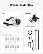 Mammotion YUKA 2000 Mähroboter ohne Begrenzungskabel, bis 2400 m², 4G und NetRTK, KI-Vision