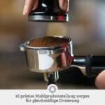 Sage The Barista Express, Kaffeemaschine mit manuellem, Schwarzer Sesam