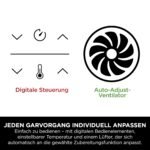 Ninja Dual Zone digitale Heißluftfritteuse, 9,5 L, 6-in-1, Metallic Grau