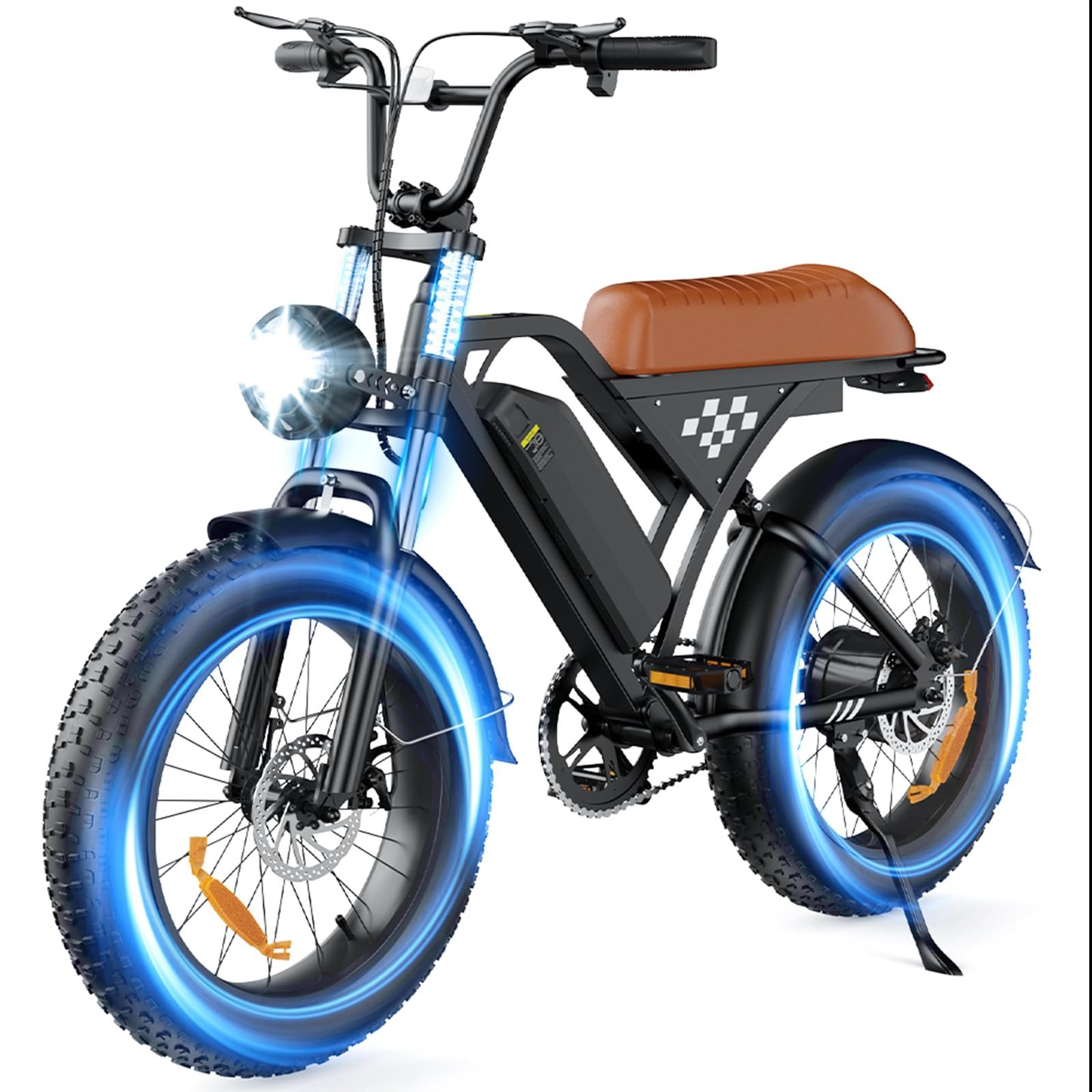 Finbike E Bike mit All-Terrain 20 * 4.0 Zoll Fetten Reifen,Elektrofahrrad mit 374.4mAh Abnehmbarem Akku,4 Fahrmodi,PAS Reichweite MAX 100KM,Elektrofahrräder für Herren Damen,E Fahrrad mit 250W Motor Finbike E Bike mit All-Terrain 20 * 4.0 Zoll Fetten Reifen,Elektrofahrrad mit 374.4mAh Abnehmbarem Akku,4 Fahrmodi,PAS Reichweite MAX 100KM,Elektrofahrräder für Herren Damen,E Fahrrad mit 250W Motor