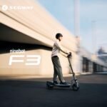 Segway-Ninebot F3 D, E-Scooter mit Straßenzulassung für Erwachsene, 70km Reichweite im Eco-Modus, 120kg Tragfähigkeit, doppelte hydraulische Federung, Smart Display, Schwarz
