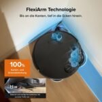 Roborock Qrevo Edge 2 Saugroboter mit Wischfunktion, 25.000 Pa, FlexiArm, 7,98 cm flach