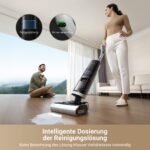 dreame H14 Pro Nass- und Trockensauger, 180° Lie-Flat, 60 °C Bürstenpflege, 5-min Trocknung, automatische Lösungsmittelverteilung, App-Steuerung, Doppelrotationsbürste, 18 kPa Saugkraft, Doppelkante