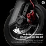 Segway-Ninebot F3 D, E-Scooter mit Straßenzulassung für Erwachsene, 70km Reichweite im Eco-Modus, 120kg Tragfähigkeit, doppelte hydraulische Federung, Smart Display, Schwarz