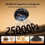 Roborock Qrevo Edge 2 Saugroboter mit Wischfunktion, 25.000 Pa, FlexiArm, 7,98 cm flach