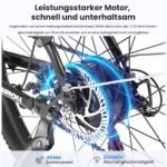 Touroll J1 ST 27,5" E Bike, Elektrofahrrad Trekkingrad E-Bike Herren Damen mit 36V 561.6Wh Akku,100km Reichweite, 250W Motor, E-Fahrrad mit 7-Gang-Getriebe, Pedelec Citybike EBike für Erwachsene