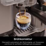 Ninja Luxe Pro 3-in-1-Kaffeemaschine mit Mahlwerk & Aufschäumer, Silber
