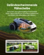 Mammotion YUKA 2000 Mähroboter ohne Begrenzungskabel, bis 2400 m², 4G und NetRTK, KI-Vision